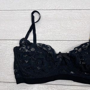 For Love and Lemons Black Lace Bra Size XS